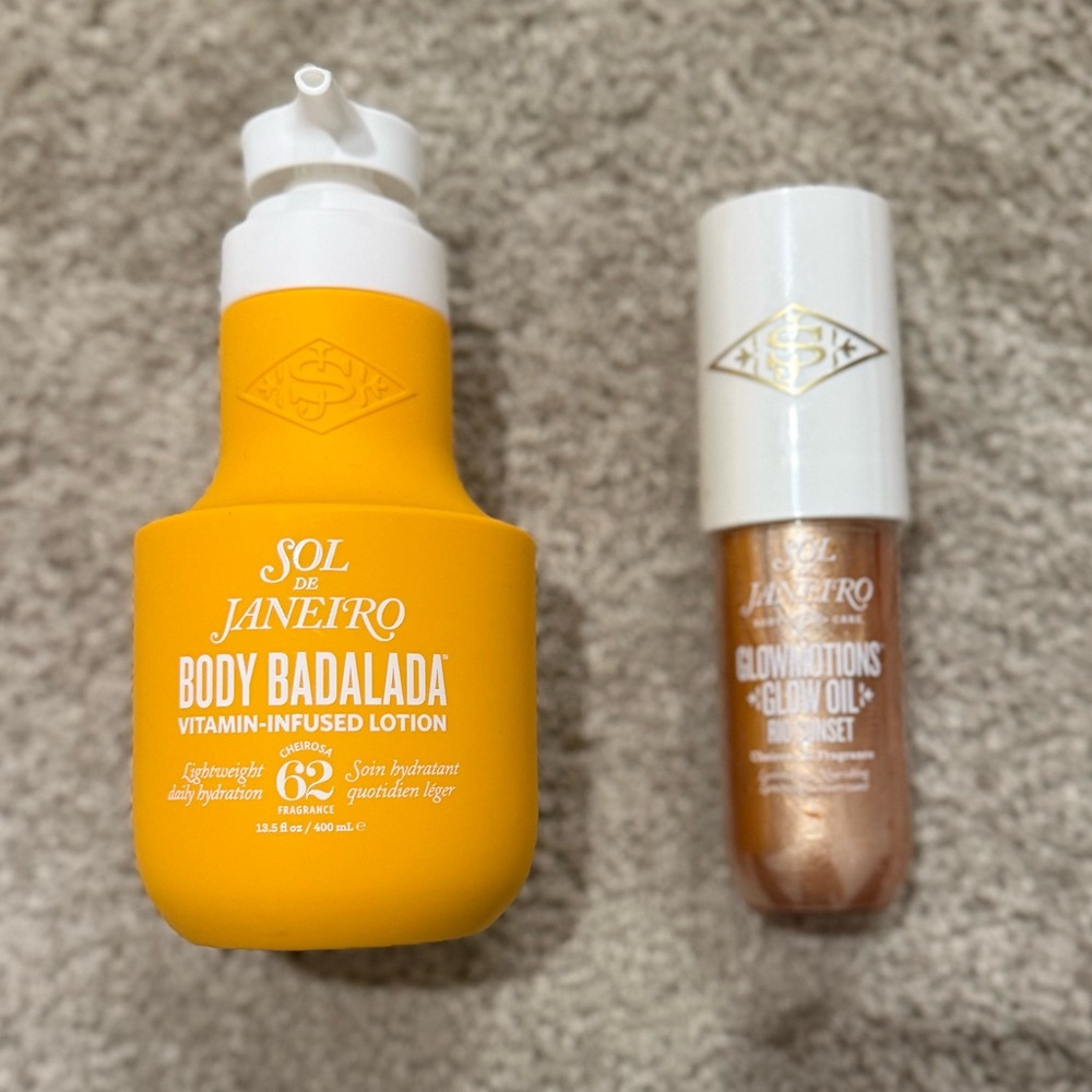 Sol de Janeiro Body Badalada Lotion 13.5 fl oz + Glowmotions Glow Oil 2.5 fl oz